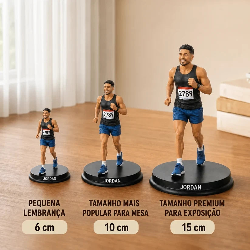 Alma de Campeão | Miniatura 3D Personalizada